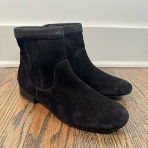 Paul Green black suede ankle boots size 5UK/7.5US